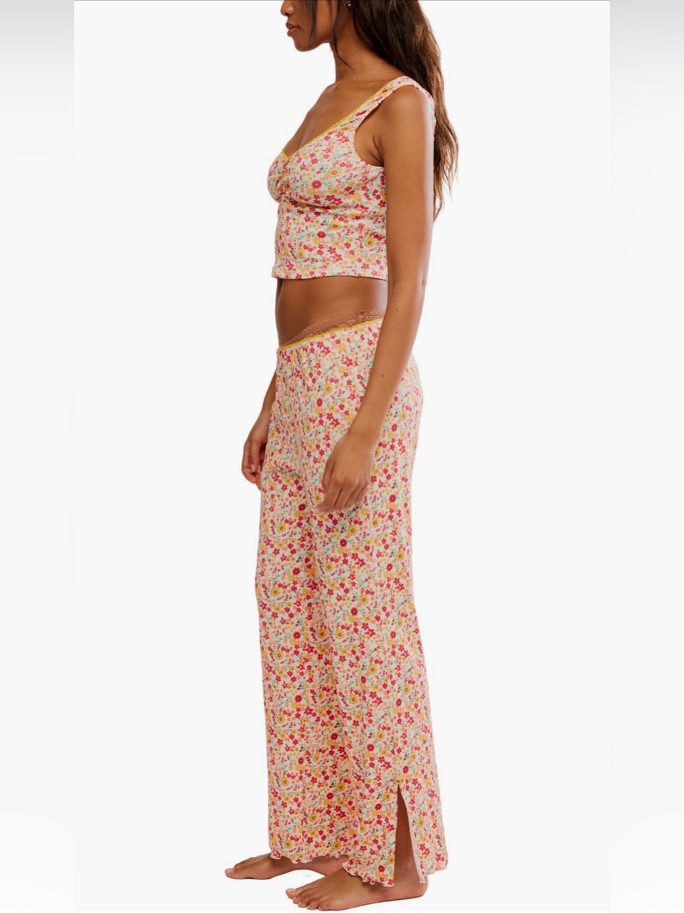 Free People Fresh in Love Pointelle Pajamas - Picture 4 of 4